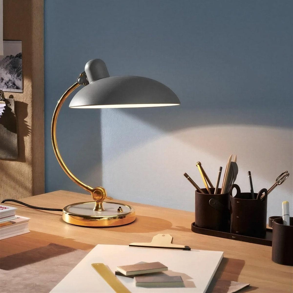 Lampada da Tavolo Moderna con Cupola per Scrivania