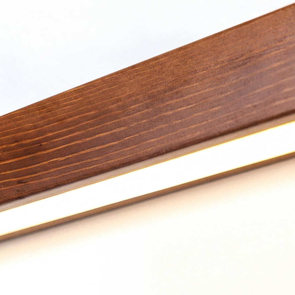 Applique da Bagno Moderna con Design Minimalista in Legno Sottile