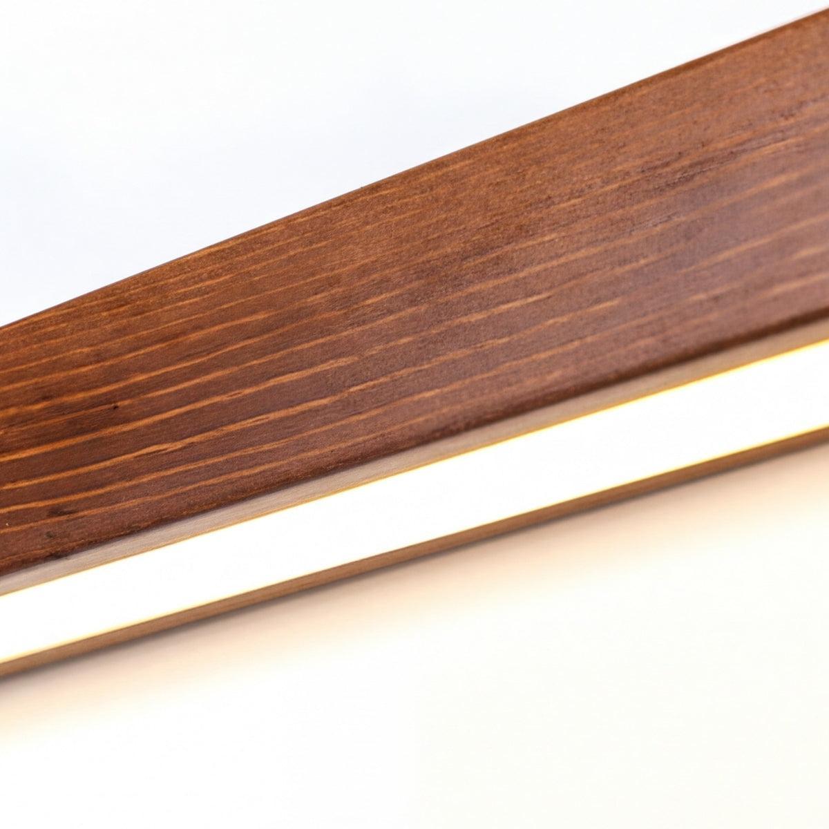 Applique da Bagno Moderna con Design Minimalista in Legno Sottile
