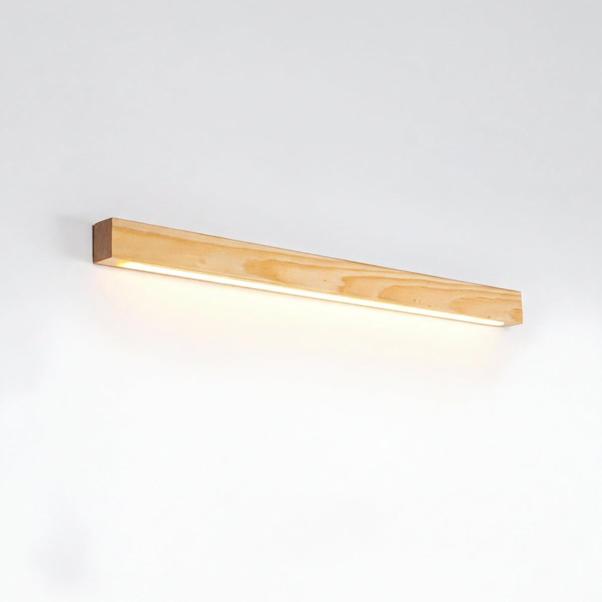 Applique da Bagno Moderna con Design Minimalista in Legno Sottile