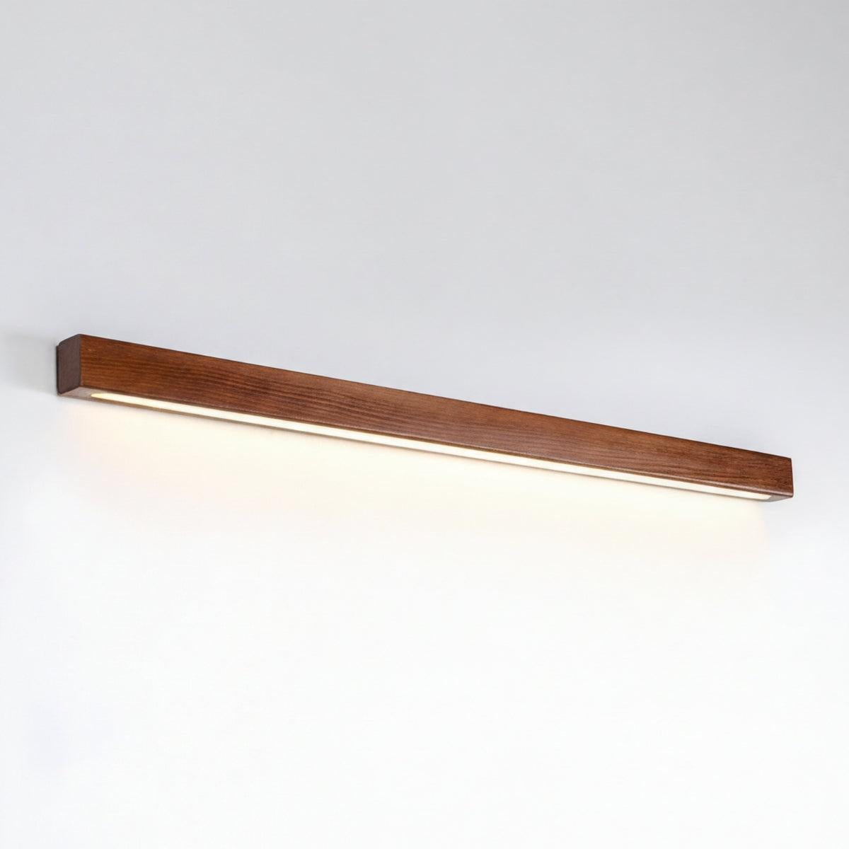 Applique da Bagno Moderna con Design Minimalista in Legno Sottile