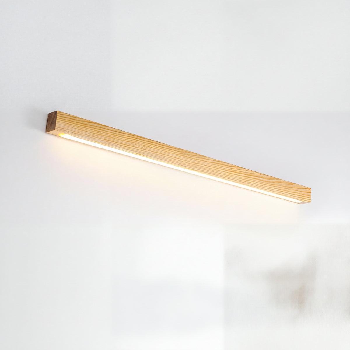 Applique da Bagno Moderna con Design Minimalista in Legno Sottile