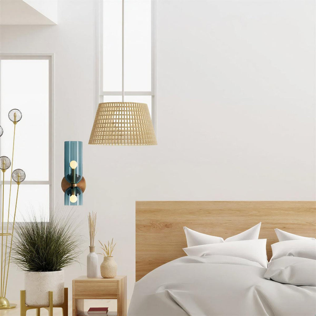 Applique Moderna con Paralume in Vetro