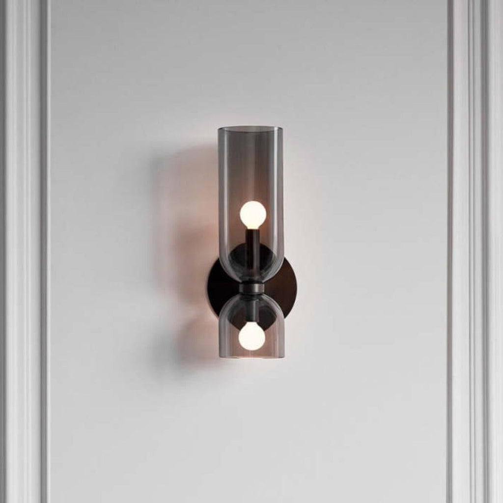 Applique Moderna con Paralume in Vetro
