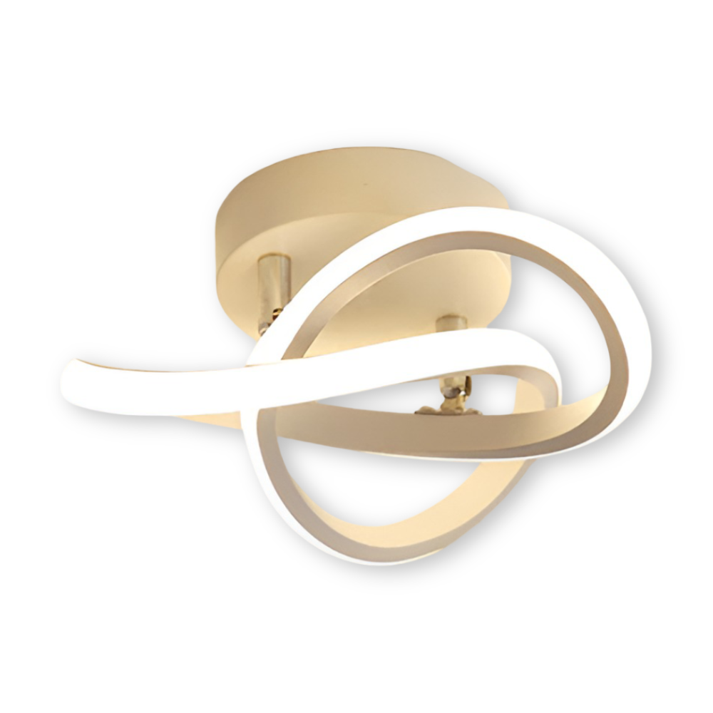 Lumivra – Lampada da soffitto moderna astratta a LED con funzione dimmerabile (Ø24 cm)