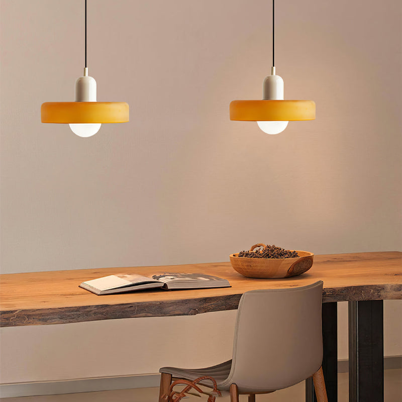 Sandsberg | Lampada a sospensione in vetro | Lampada a sospensione in stile Bauhaus