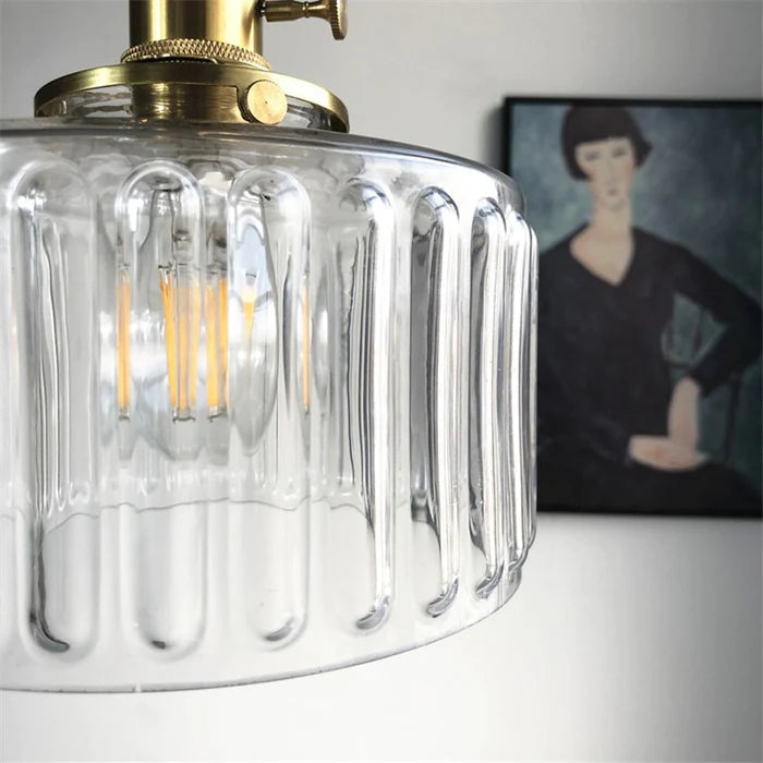 Lampadario Vintage in Cristallo - Celeste | Brehn