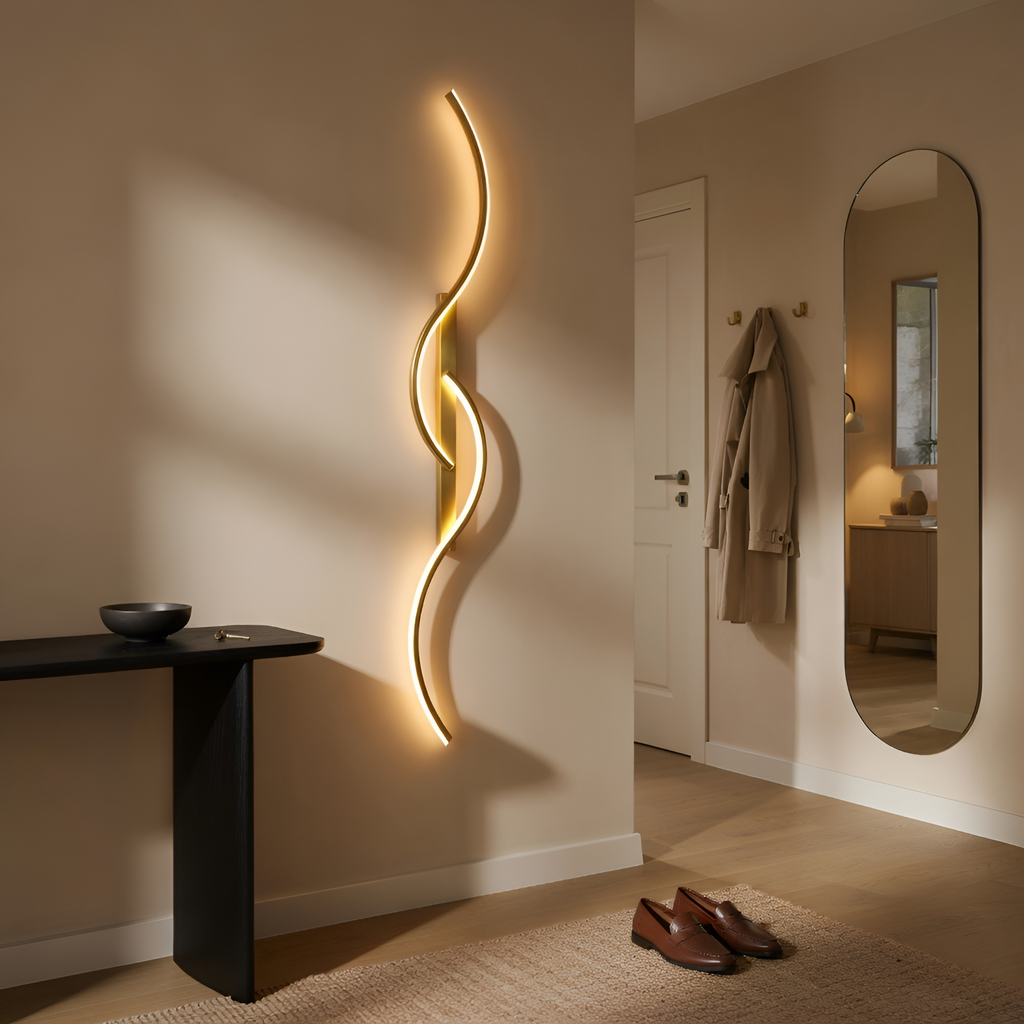Brooks - Lampada da parete LED moderna - Apparecchio di illuminazione decorativo per interni