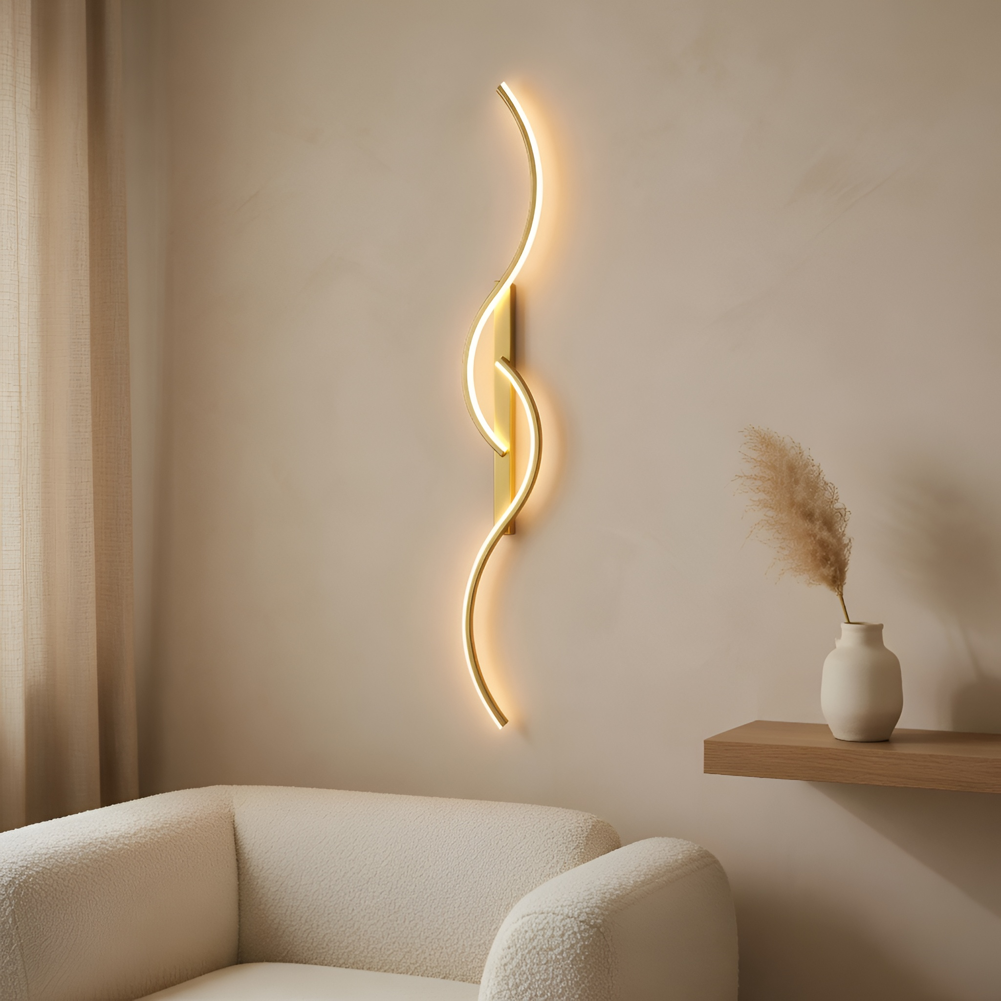Brooks - Lampada da parete LED moderna - Apparecchio di illuminazione decorativo per interni