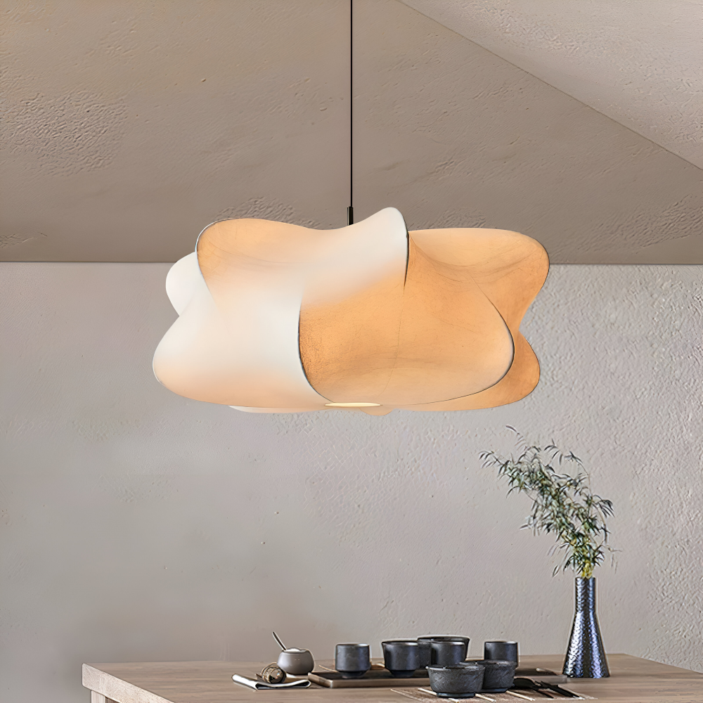 SilkNami – Lampada a sospensione Wabi Sabi in stile giapponese