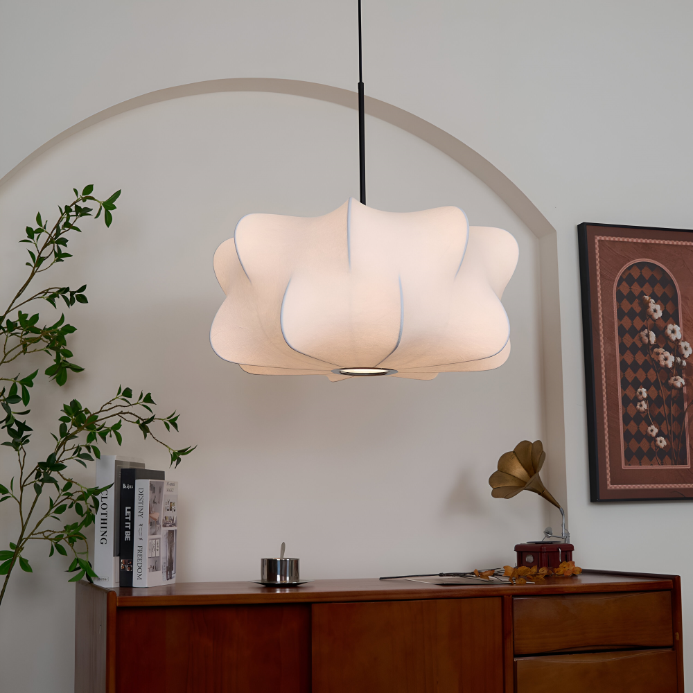SilkNami – Lampada a sospensione Wabi Sabi in stile giapponese
