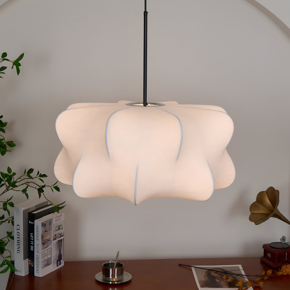 SilkNami – Lampada a sospensione Wabi Sabi in stile giapponese