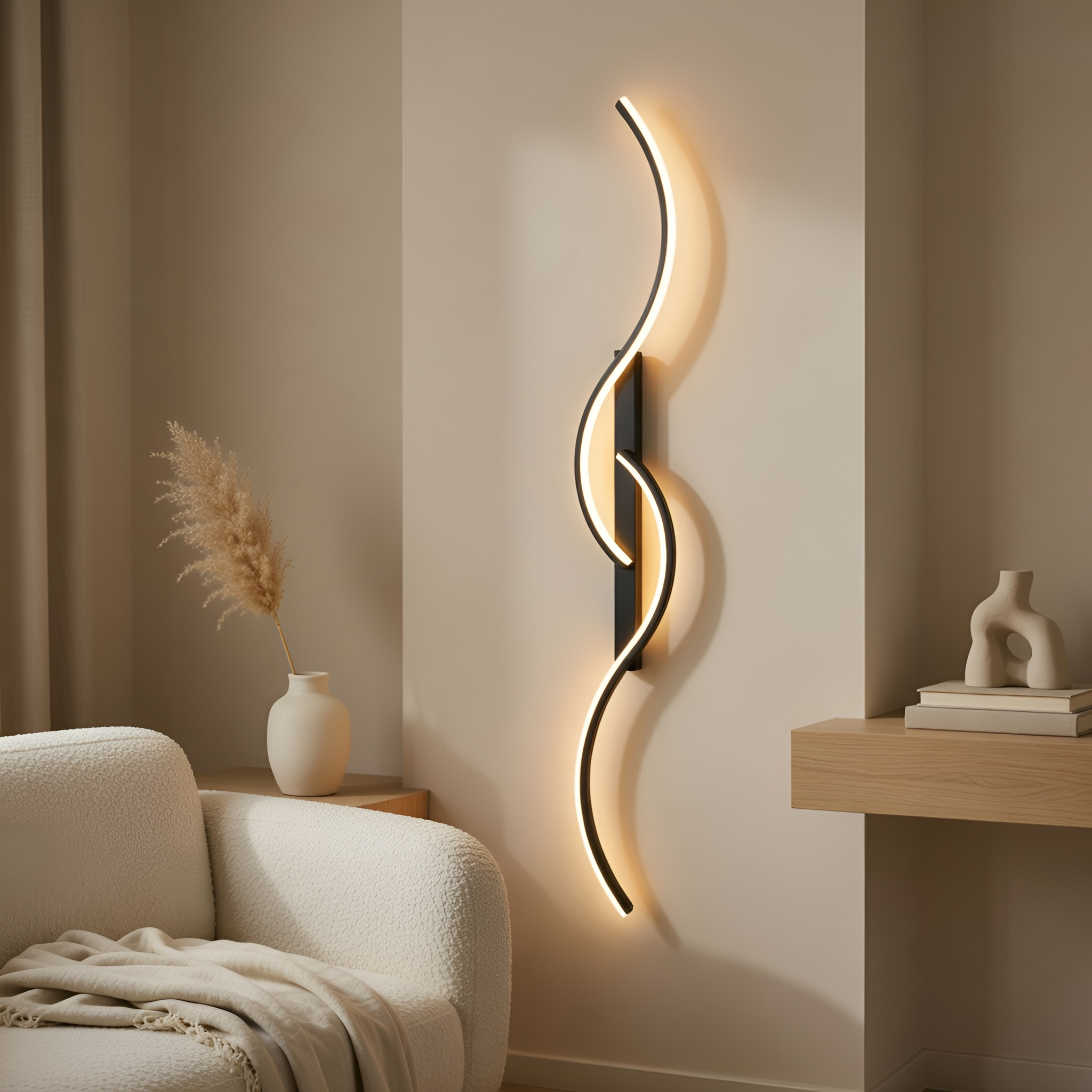 Brooks - Lampada da parete LED moderna - Apparecchio di illuminazione decorativo per interni