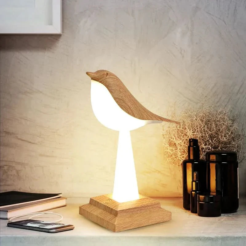 Lampada da Tavolo LED Ispirata all'Uccello Eclectus