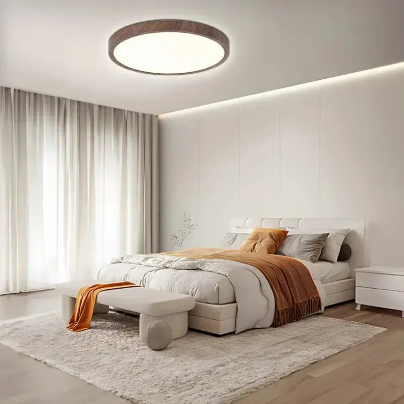 Moderna lampada da soffitto LED ultra-sottile di forma circolare