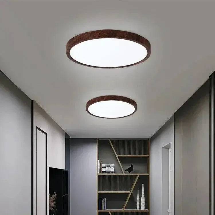 Moderna lampada da soffitto LED ultra-sottile di forma circolare