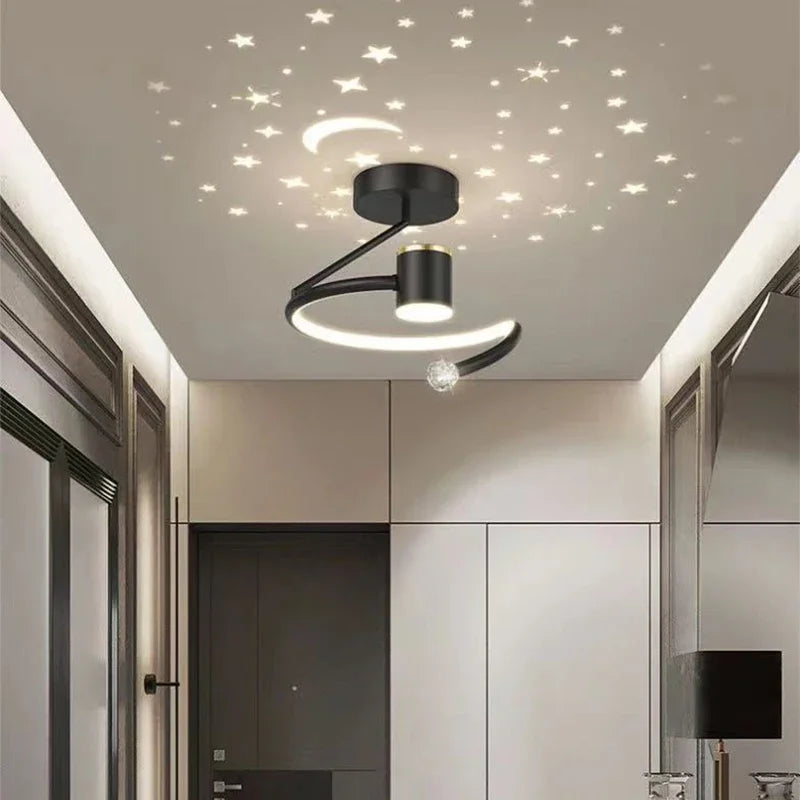 Lampade a LED da soffitto con cielo stellato – Design moderno della lampada a sospensione per camere dei bambini e soggiorno