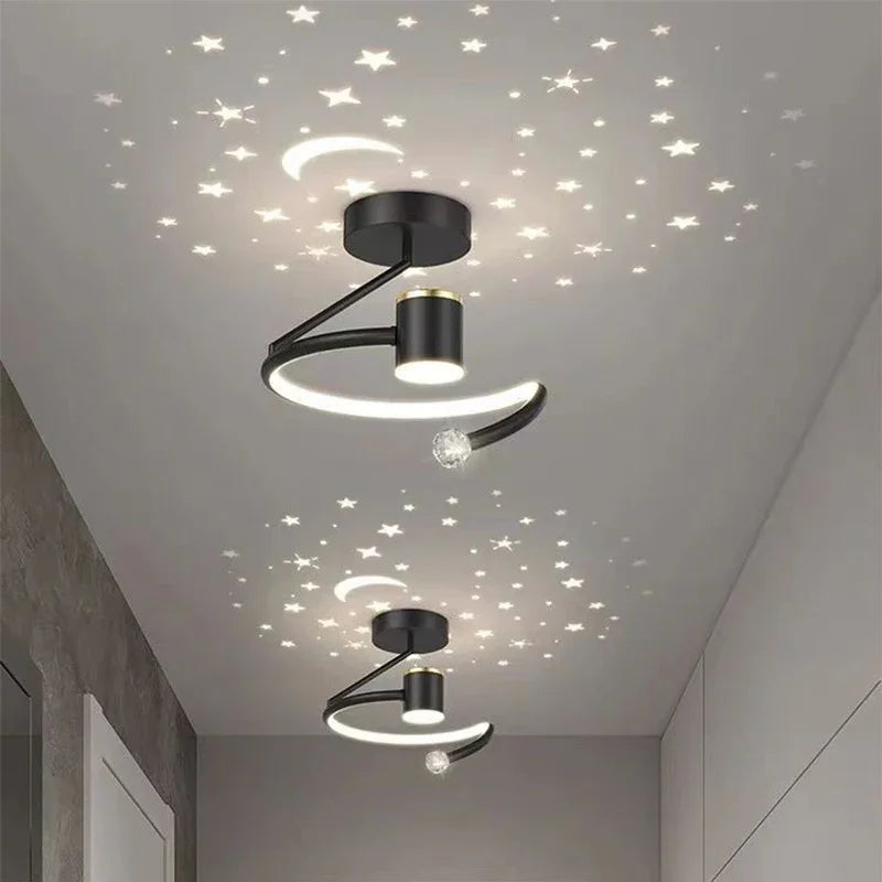 Lampade a LED da soffitto con cielo stellato – Design moderno della lampada a sospensione per camere dei bambini e soggiorno