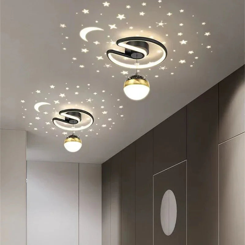 Lampade a LED da soffitto con cielo stellato – Design moderno della lampada a sospensione per camere dei bambini e soggiorno