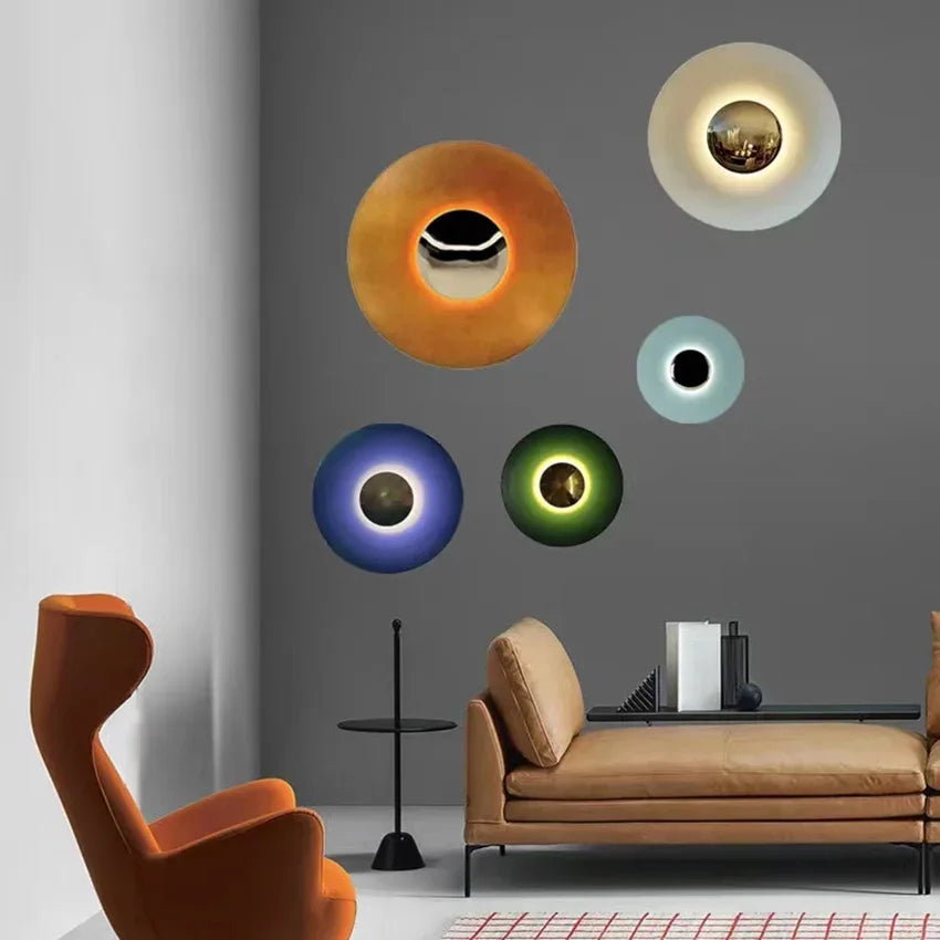 ColorBurst – Lampada LED Rotonda Moderna con Luce Regolabile e Vari Colori