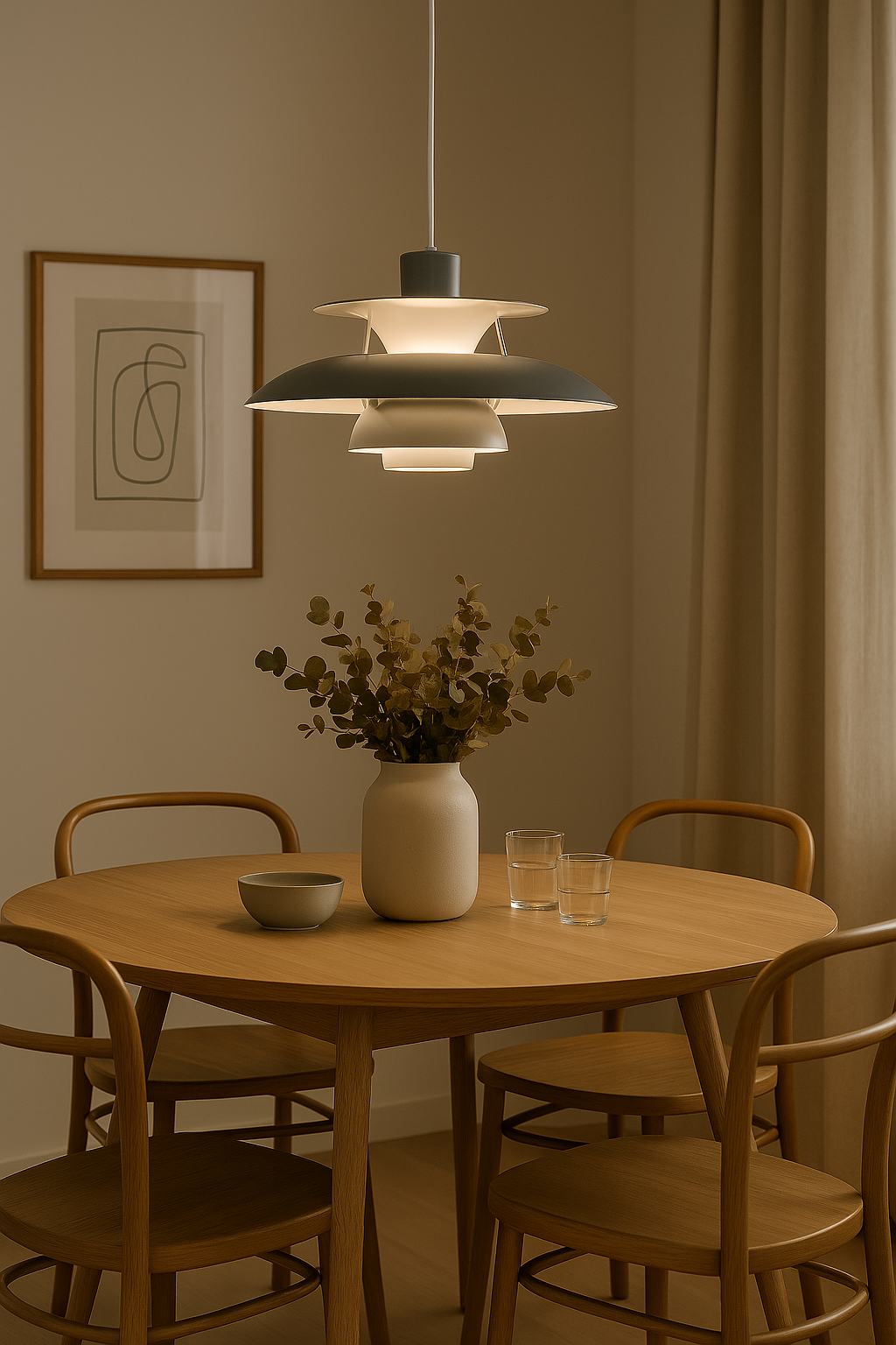Lampada da soffitto LED moderna rotonda – Dimmerabile e durevole – Illuminazione elegante per soggiorno, sala da pranzo e ufficio