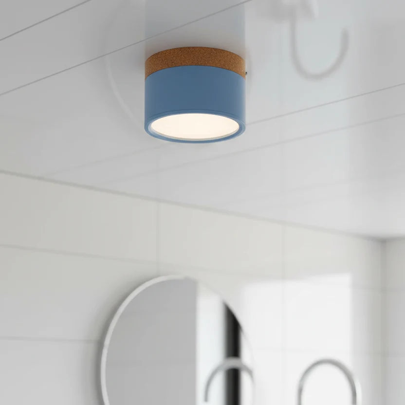 LUMINORD – Moderna lampada da soffitto LED dimmerabile con design in legno