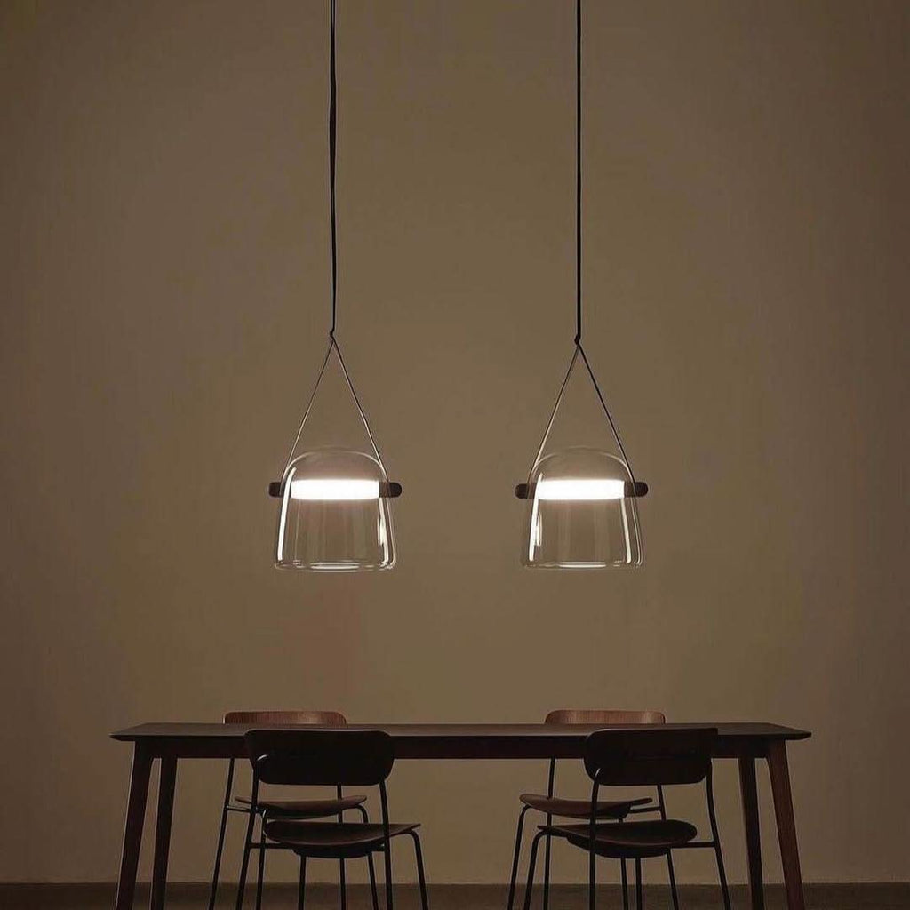 Lampada a Sospensione LED Mona Minimalista – Design Moderno in Vetro