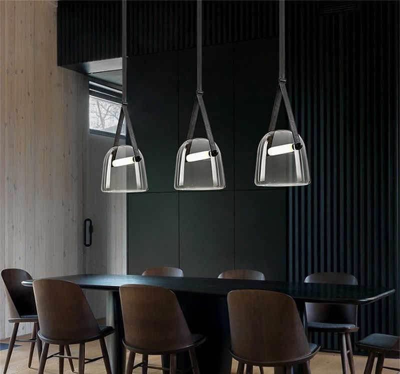 Lampada a Sospensione LED Mona Minimalista – Design Moderno in Vetro