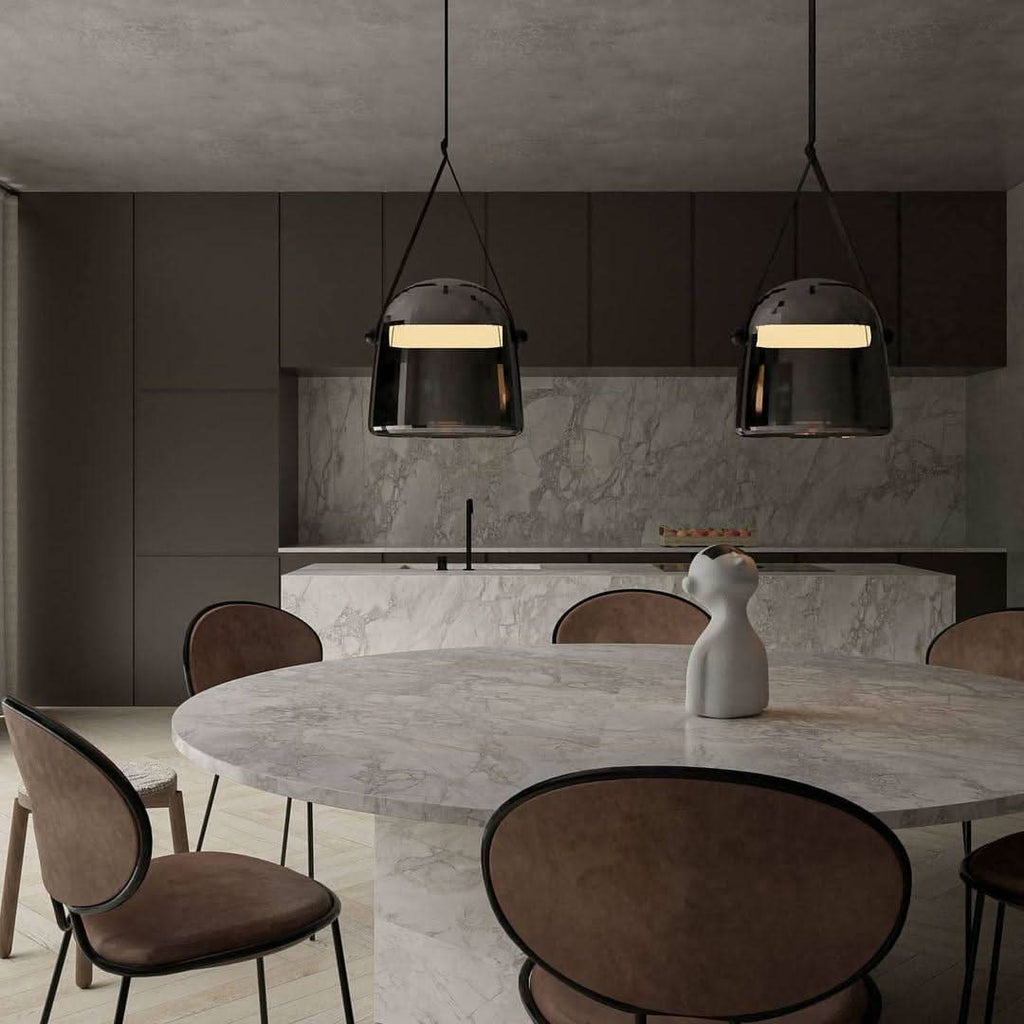 Lampada a Sospensione LED Mona Minimalista – Design Moderno in Vetro