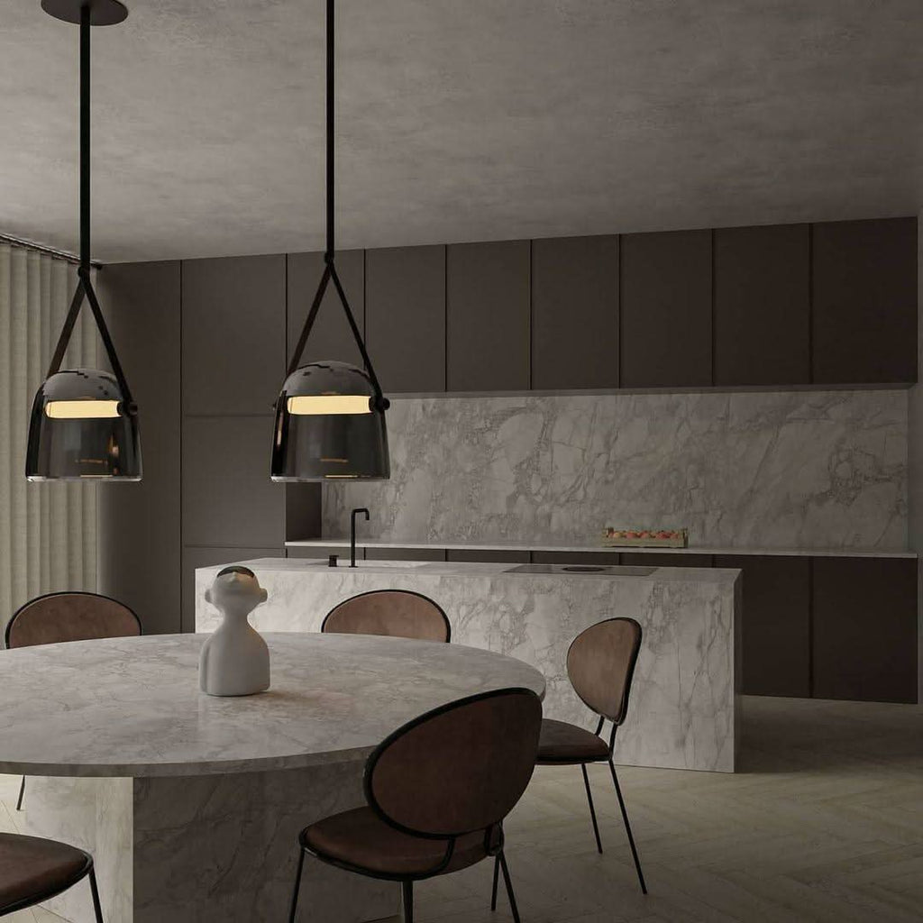 Lampada a Sospensione LED Mona Minimalista – Design Moderno in Vetro