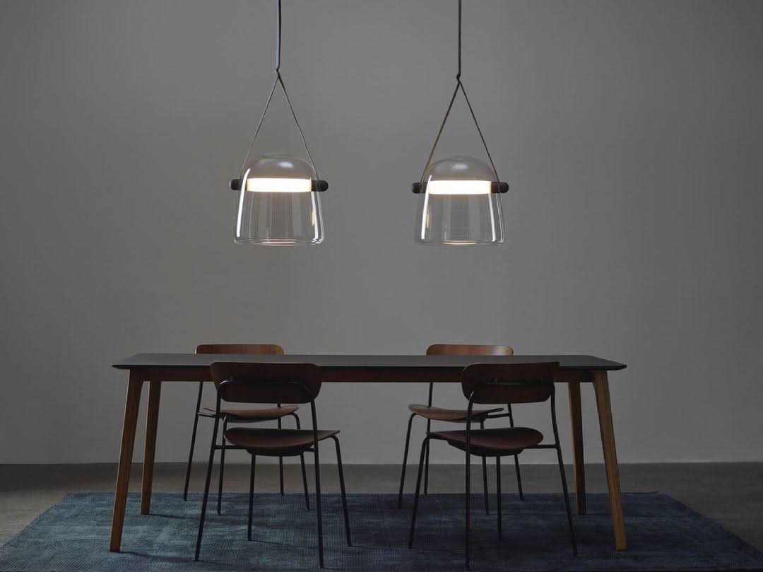 Lampada a Sospensione LED Mona Minimalista – Design Moderno in Vetro