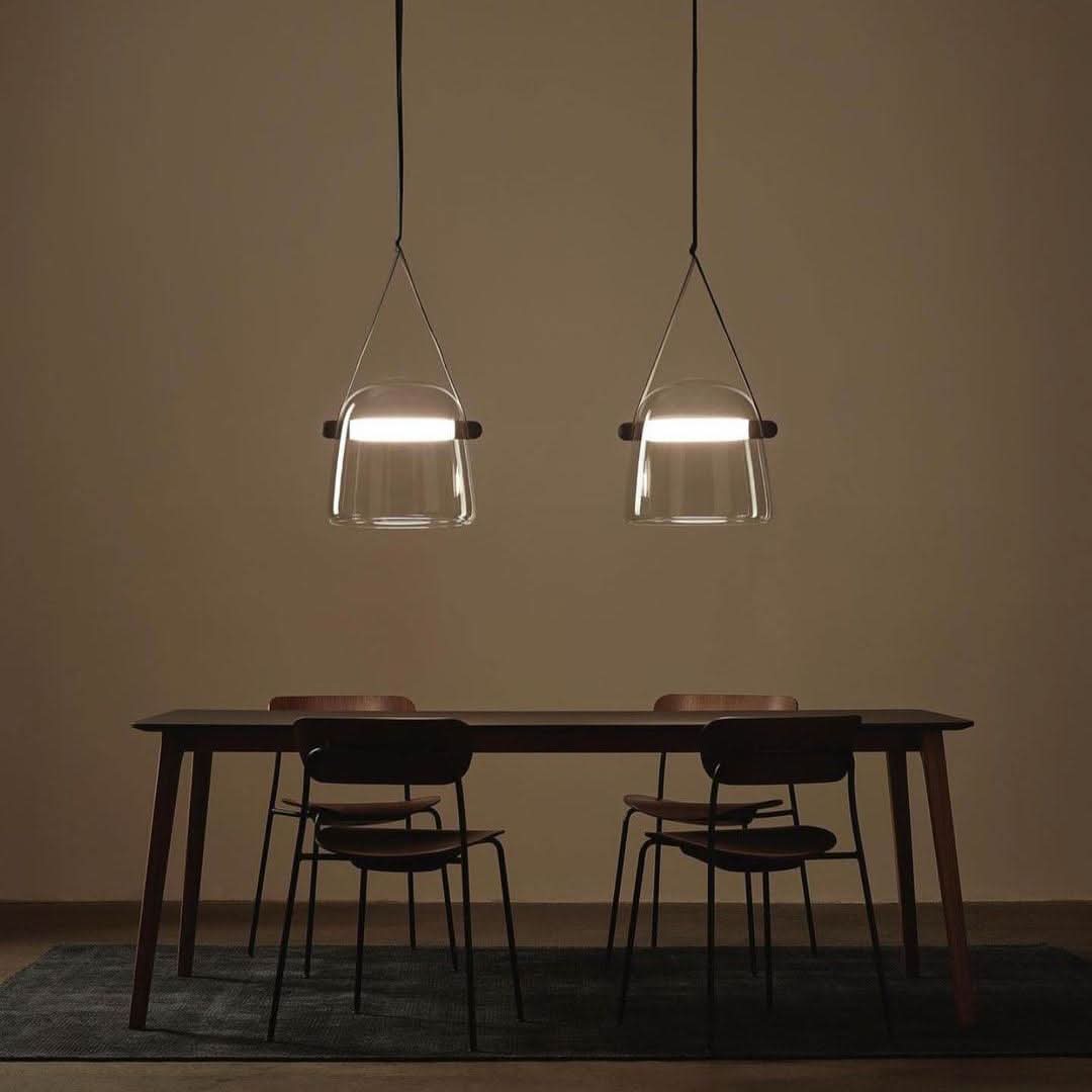 Lampada a Sospensione LED Mona Minimalista – Design Moderno in Vetro