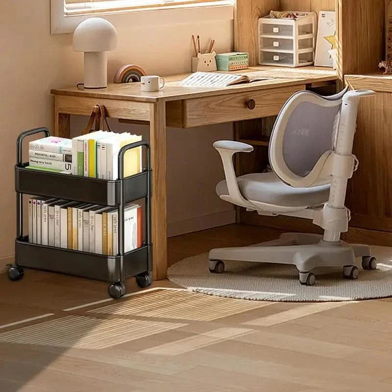 Carrello Libreria Mobile Dalton con Ruote – Organizzatore per Libri