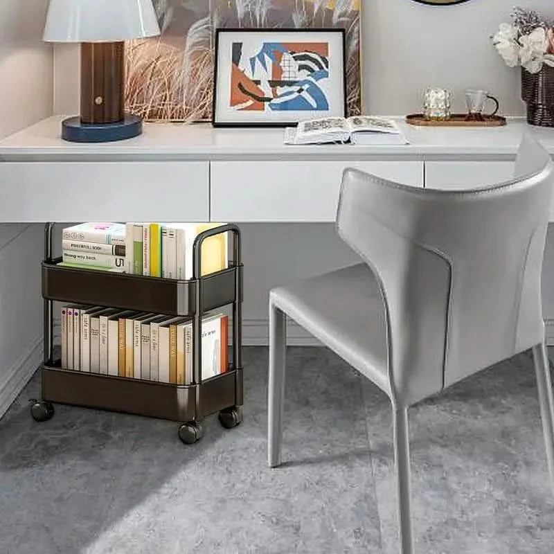 Carrello Libreria Mobile Dalton con Ruote – Organizzatore per Libri