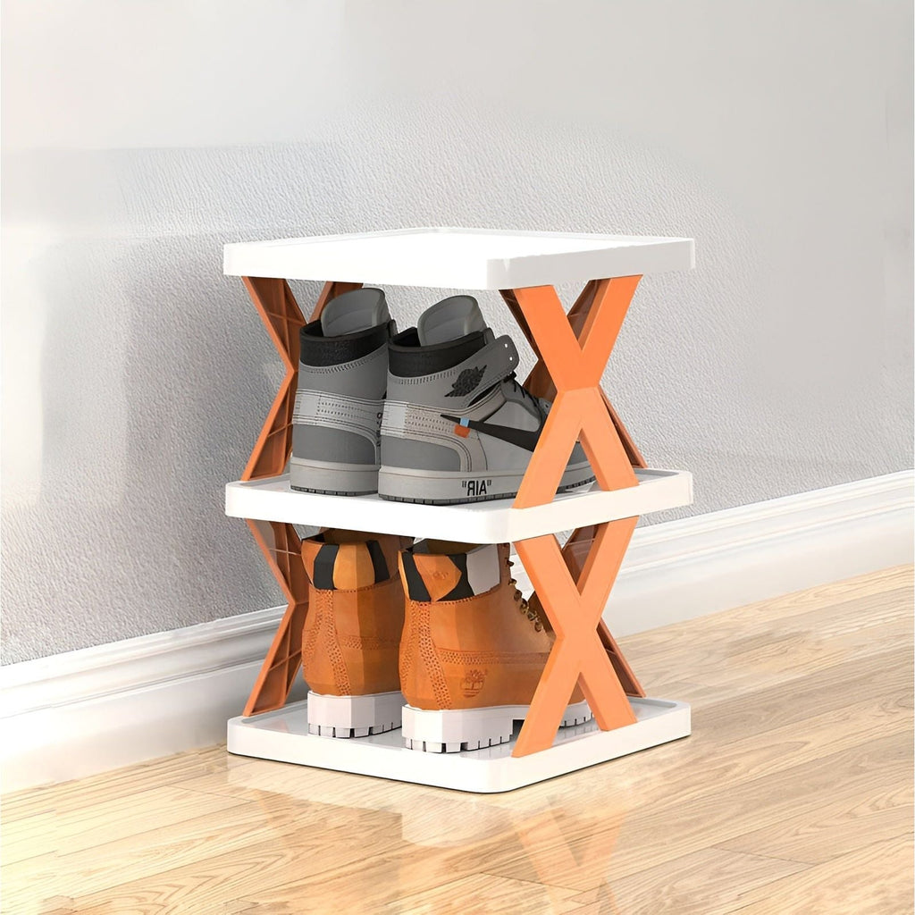 FlexiStack Scarpiera – Organizer Pieghevole per Scarpe Multiple per Spazi Ridotti