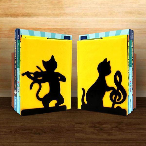 Gatto Musicale Supporti per Libri in Metallo