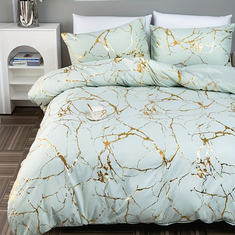 Set di Federe per Piumone Morbido di Lusso con Design Elegante