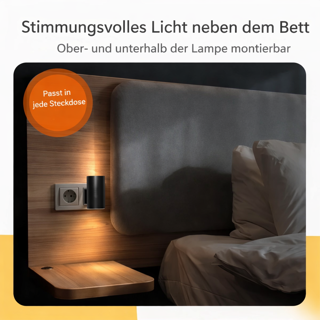 Lampada notturna | Illuminazione automatica con sensore | Luce notturna LED a risparmio energetico | LumenGuard