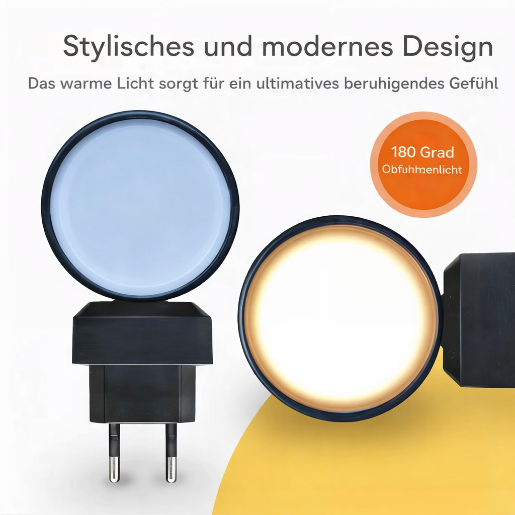 Lampada notturna | Illuminazione automatica con sensore | Luce notturna LED a risparmio energetico | LumenGuard