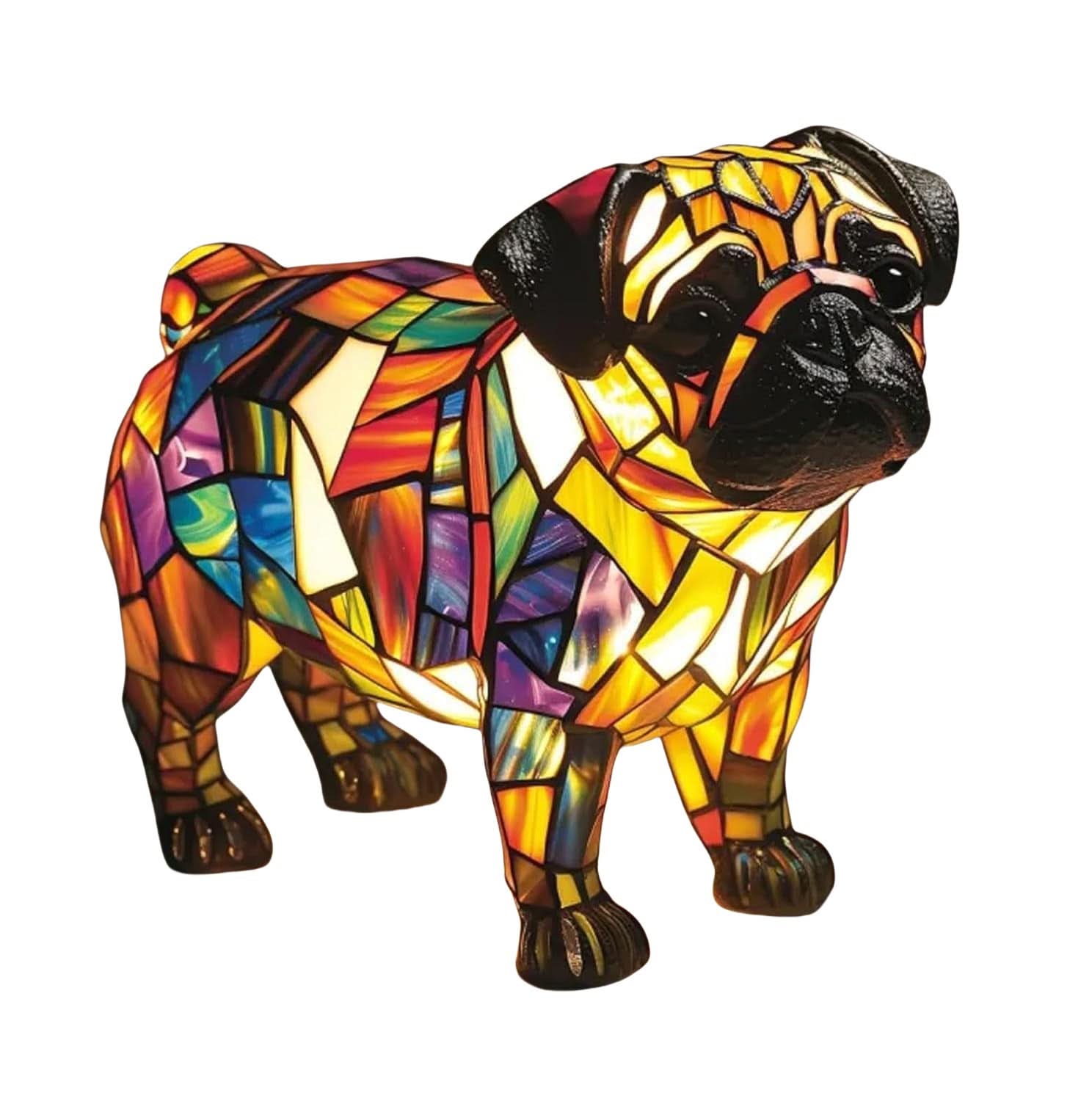 Lampada notturna in design per animali domestici | Luce calda | Funzionamento USB con interruttore | GlowPaws