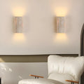 Applique da Parete in Pietra Naturale con Luce LED Calda