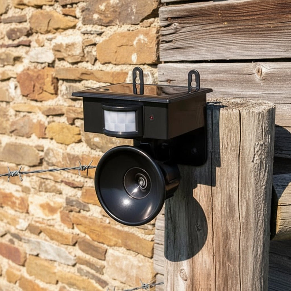 GARDEN GUARD – Dispositivo di allontanamento degli uccelli ad ultrasuoni per giardini e aree esterne