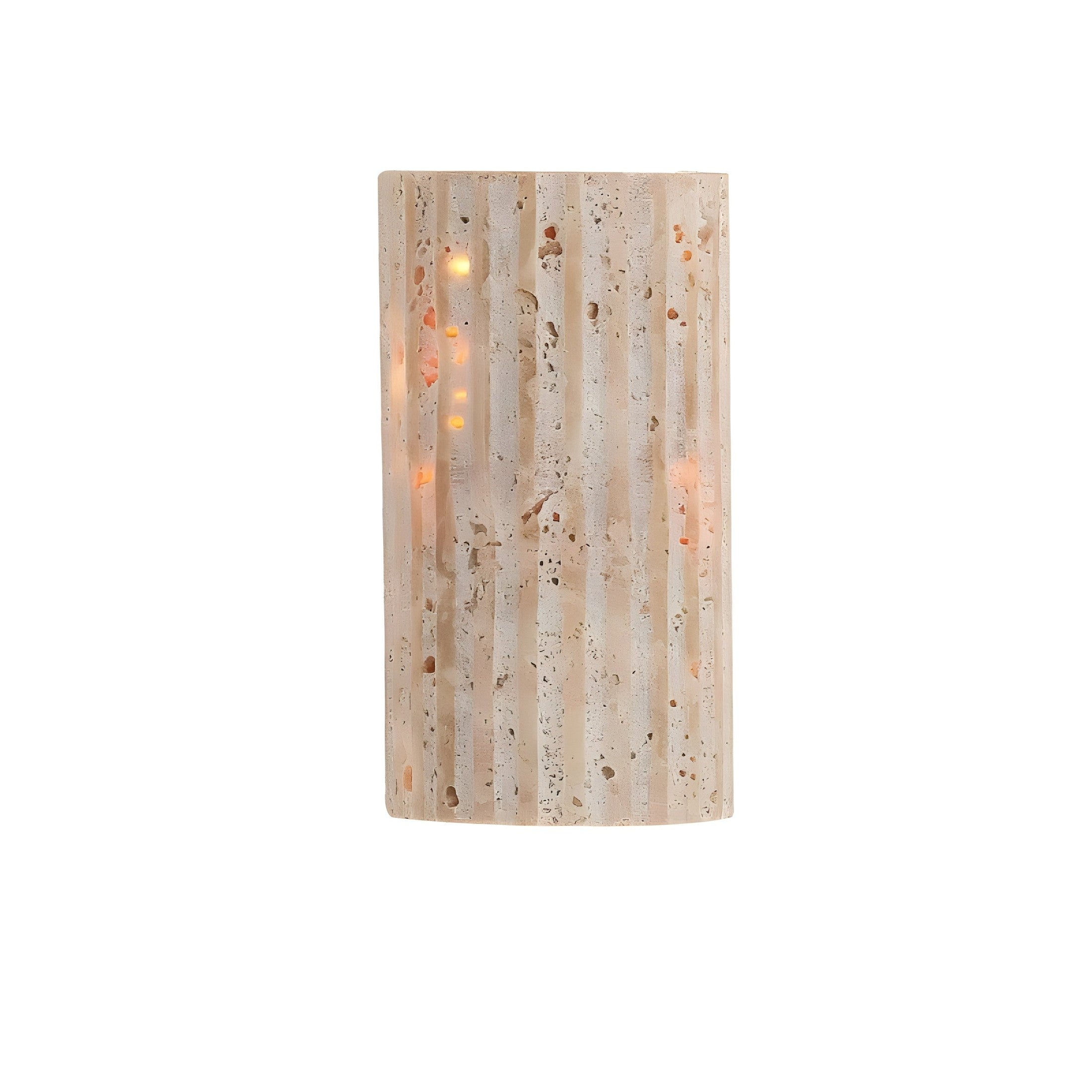 Lampada da parete in pietra naturale per interni eleganti