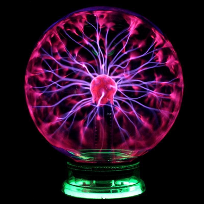 PlasmaNova Sfera di Plasma Luce Notturna | Illuminazione Interattiva | Lampada Decorativa da Tavolo | Perfetta per Casa e Ufficio