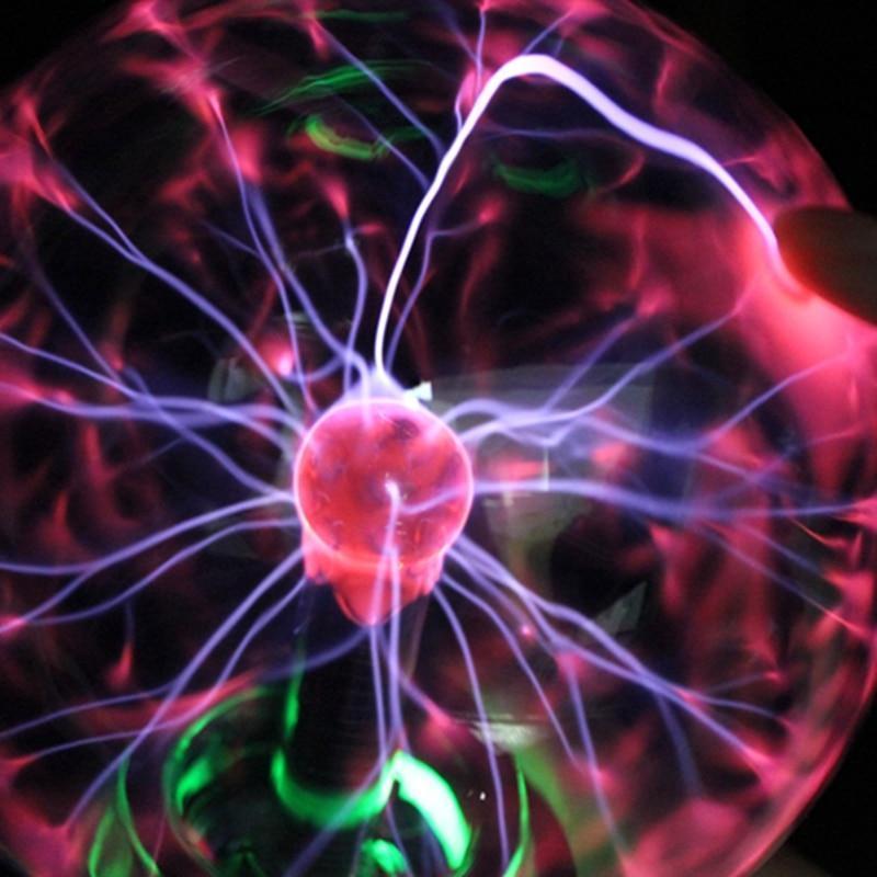 PlasmaNova Sfera di Plasma Luce Notturna | Illuminazione Interattiva | Lampada Decorativa da Tavolo | Perfetta per Casa e Ufficio