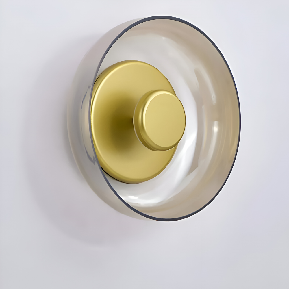 NordBowl – Applique Murale Scandinave Rotonda in Vetro e Alluminio | Illuminazione LED Moderna Nordic