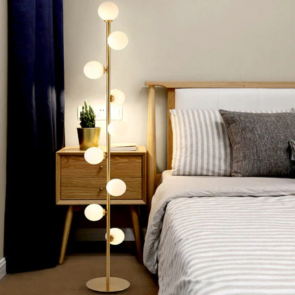 Lampada da Terra LED in Vetro Nordic Minimalista