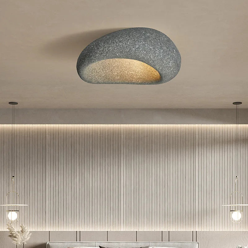 Lampada da Soffitto Minimalista in Stile Wabi-Sabi per Interni Tranquilli