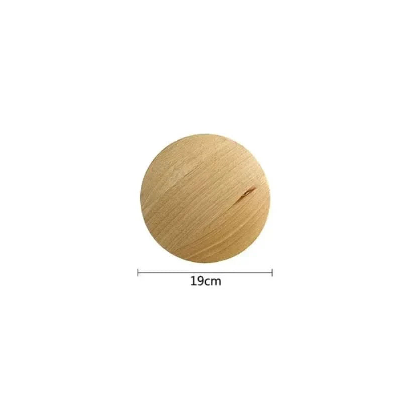 Lampada da Parete in Legno Scandivano LuxeRadiant