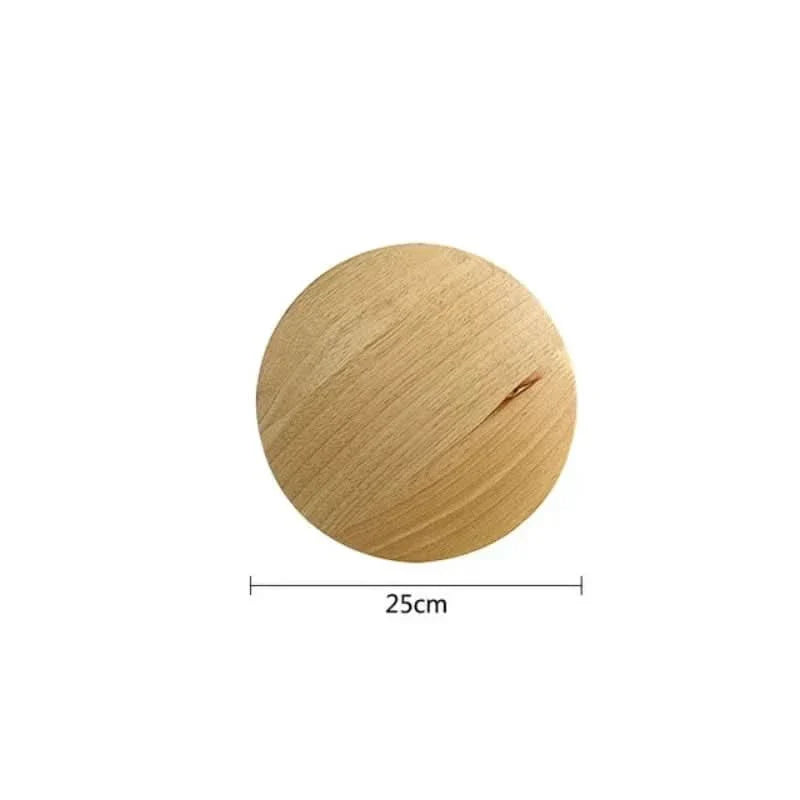 Lampada da Parete in Legno Scandivano LuxeRadiant